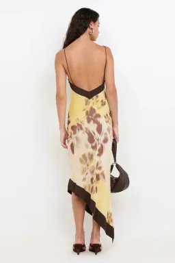 Bec & Bridge BLAISE ASYM MIDI DRESS Size 8 for rent on The Volte - image 4
