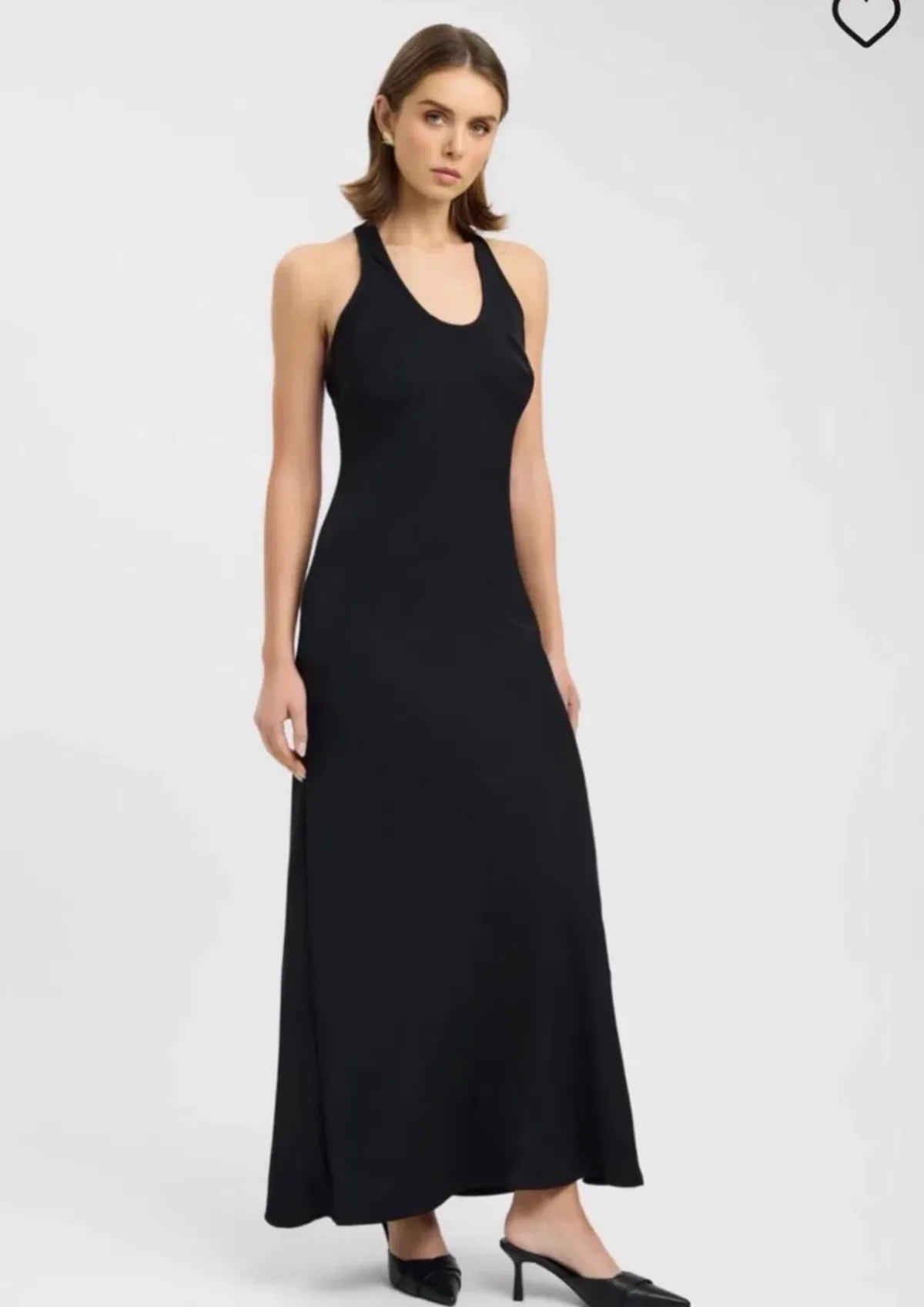 KOOKAÏ Maria Slip Black Racer Dress Size 34 - Image 1