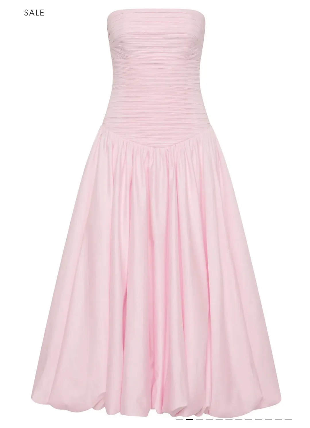 Aje Violette Bubble Midi Dress for rent on The Volte - main image