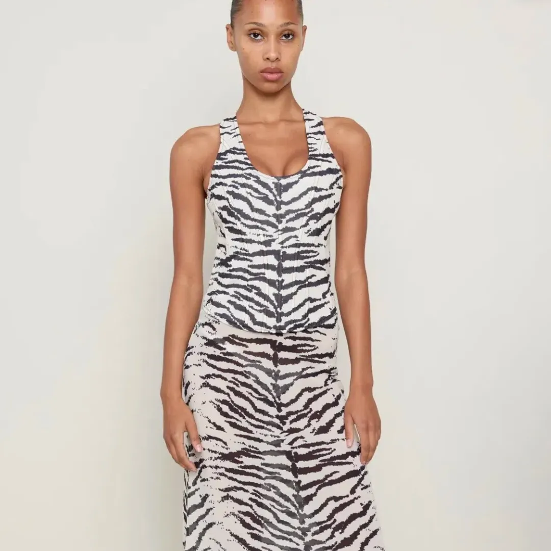 Miaou zebra two piece for rent on The Volte - main image