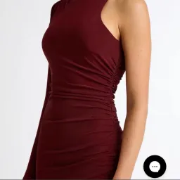 Sheike Eternal Maxi Dress in burgundy size 18 for rent on The Volte - image 4