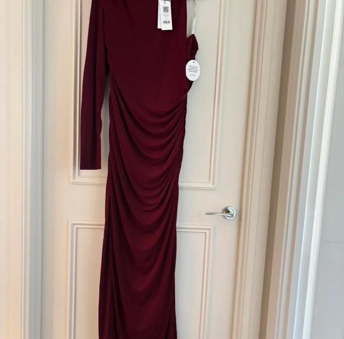 Sheike Eternal Maxi Dress in burgundy size 18 - Image 2