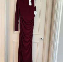 Sheike Eternal Maxi Dress in burgundy size 18 for rent on The Volte - image 2