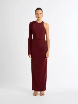 Sheike Eternal Maxi Dress in burgundy size 18 for rent on The Volte - image 1