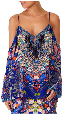 Camilla Saturn Sister Drop Shoulder Top Size Medium for rent on The Volte - image 2