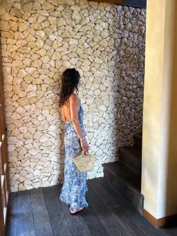 Sir Lilia Halter Maxi Dress for rent on The Volte - image 6