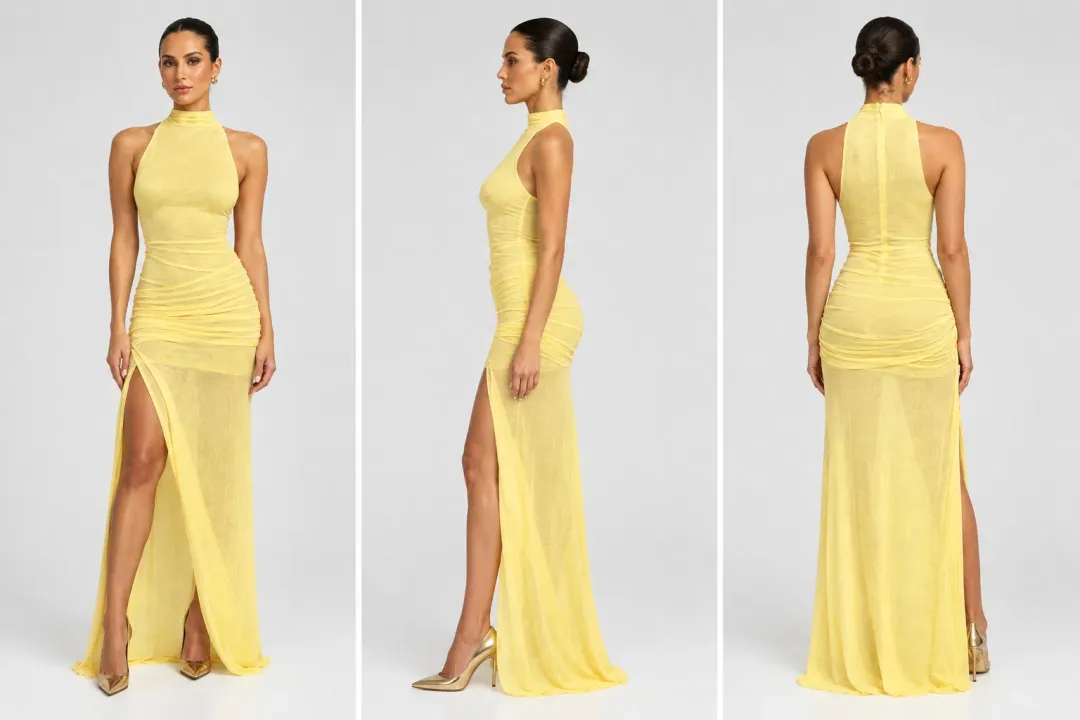 Bec & Bridge Jasmine Halter Dress for rent on The Volte - main image