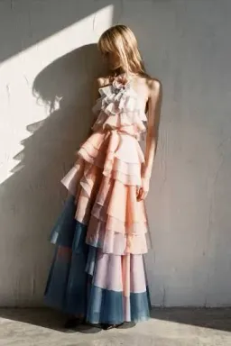 Aje Villa Gown in Ombré size 8 for rent on The Volte - image 1