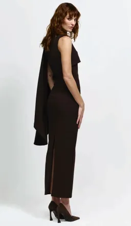 Effie Kats Romi Dress - Coffee for rent on The Volte - image 4