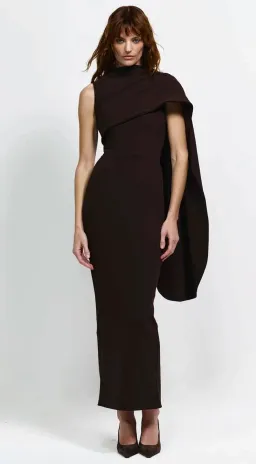 Effie Kats Romi Dress - Coffee for rent on The Volte - image 1