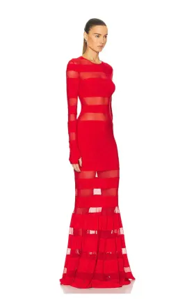 Norma Kamali Spliced Dress Fishtail Gown - size medium for rent on The Volte - image 2