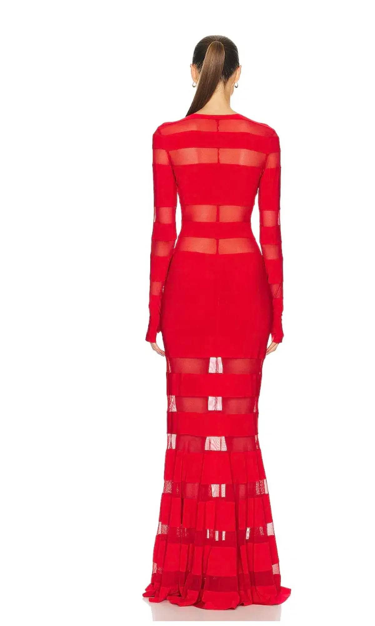 Norma Kamali Spliced Dress Fishtail Gown - size medium - Image 1