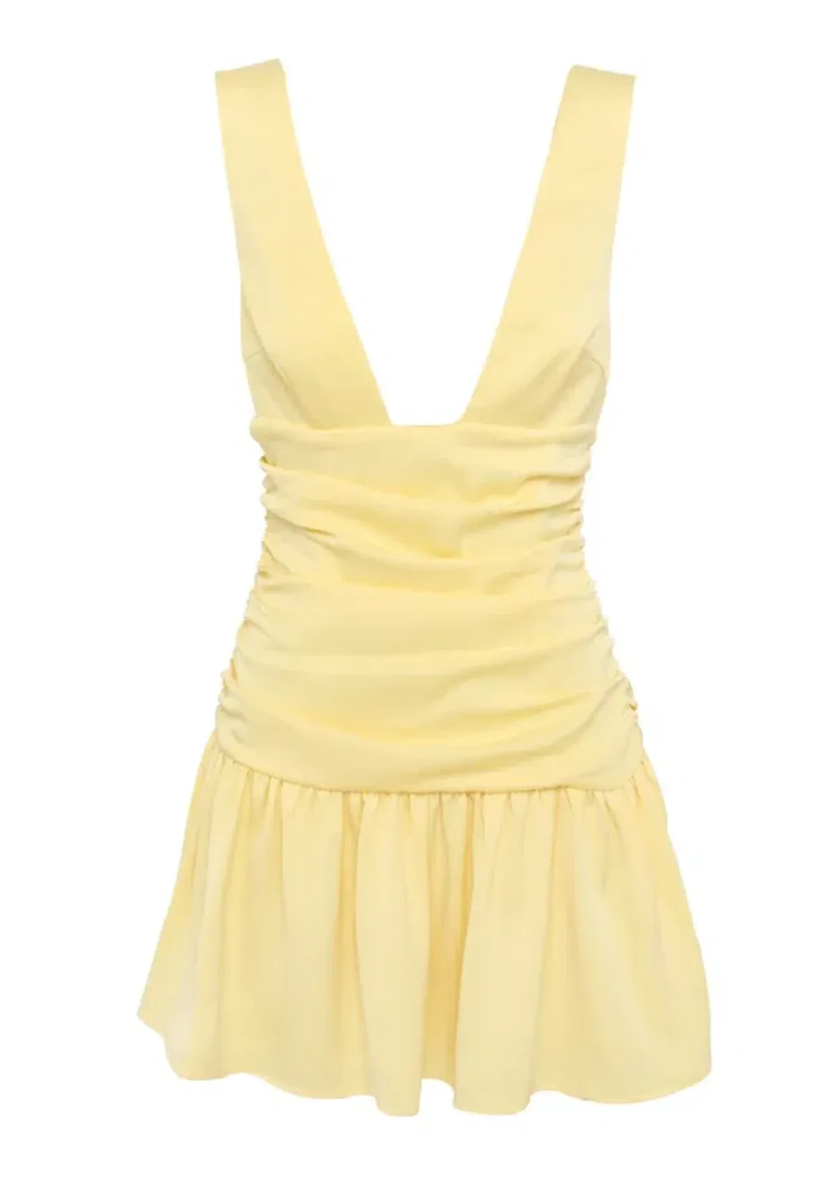 Sasha Therese Flora Mini Dress Yellow Size AU 8/S - Image 4