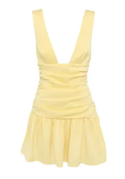 Sasha Therese Flora Mini Dress Yellow Size AU 8/S for rent on The Volte - image 4