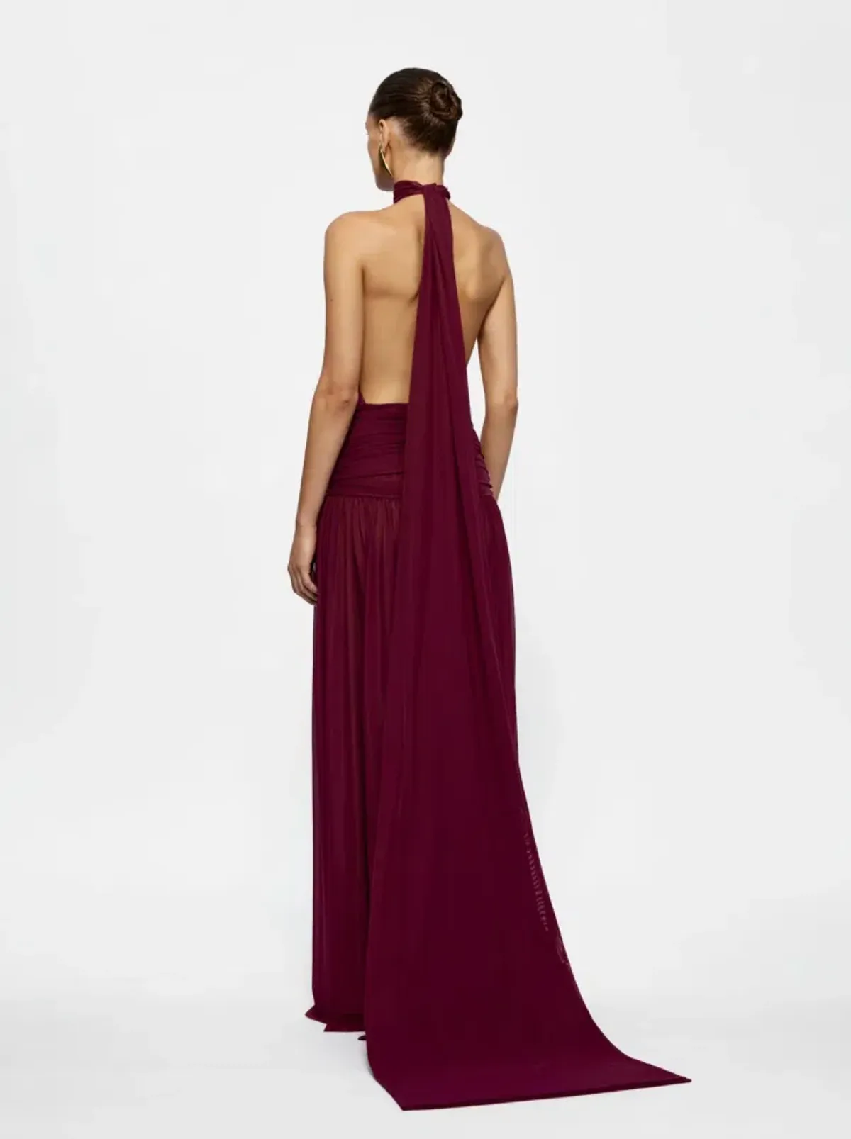 Effie Kats Verity Gown Burgundy Size AU 6 / XS - Image 3