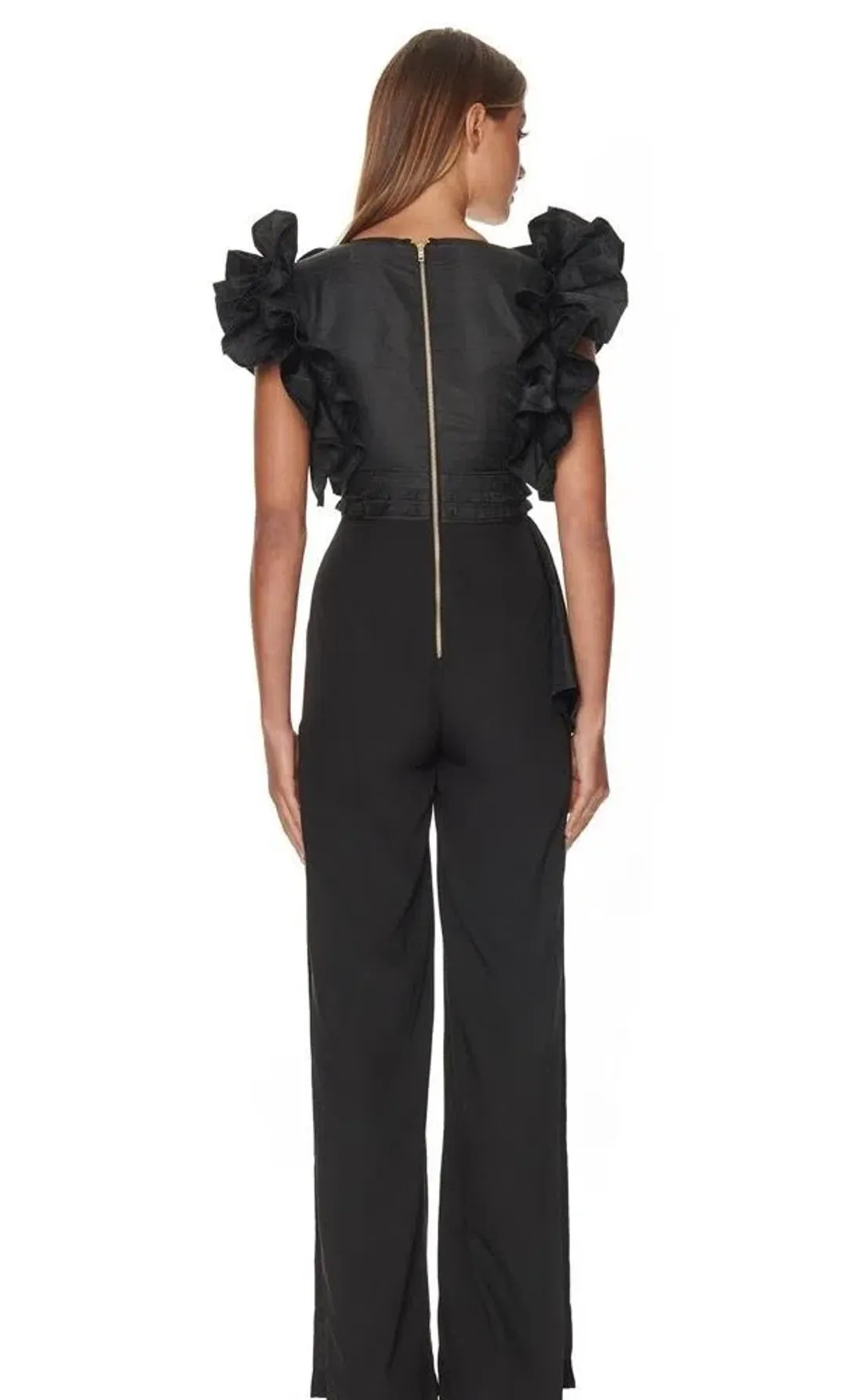 Eliya The Label Aimee Pantsuit in Black Size 6 for rent on The Volte - main image