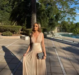 Arcina Ori Ramona Dress in Champagne size XS for rent on The Volte - image 4