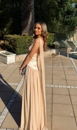 Arcina Ori Ramona Dress in Champagne size XS for rent on The Volte - image 2