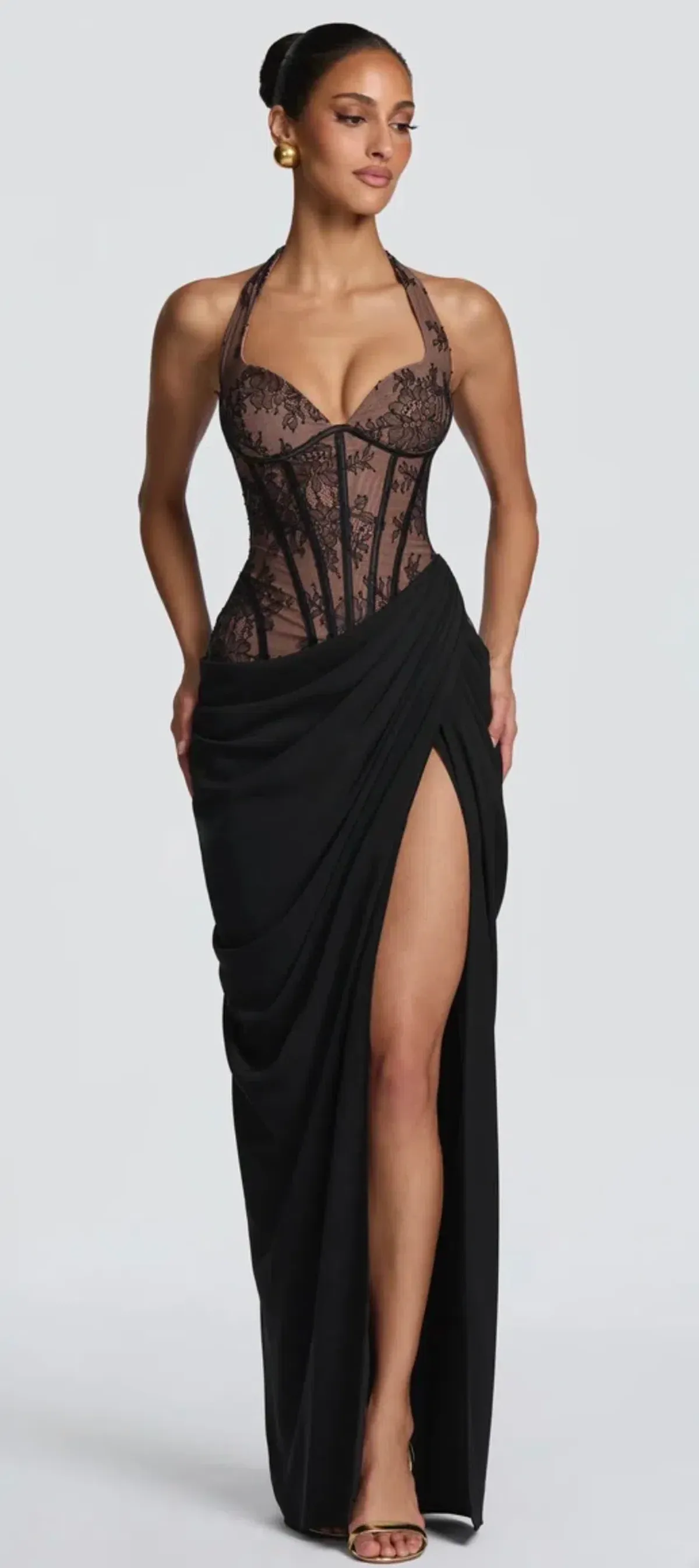 Babyboo Bonita Maxi Dress - Black - Image 1