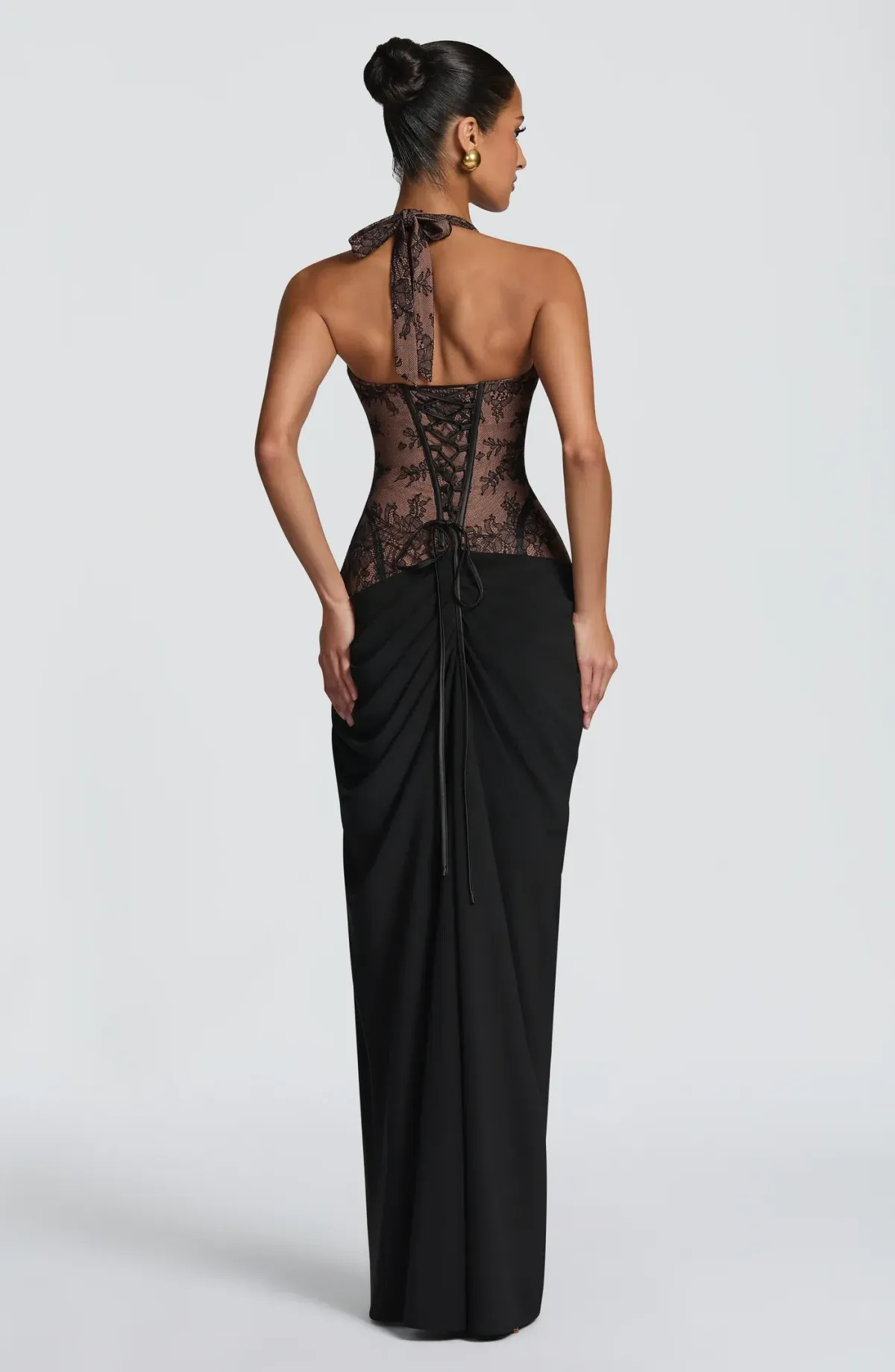 Babyboo Bonita Maxi Dress - Black - Image 5