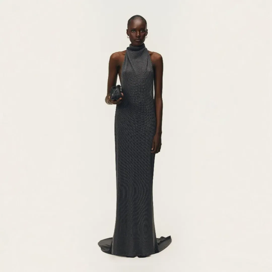 Arcina Ori Romy Dress In Chrome Size Small for rent on The Volte - main image