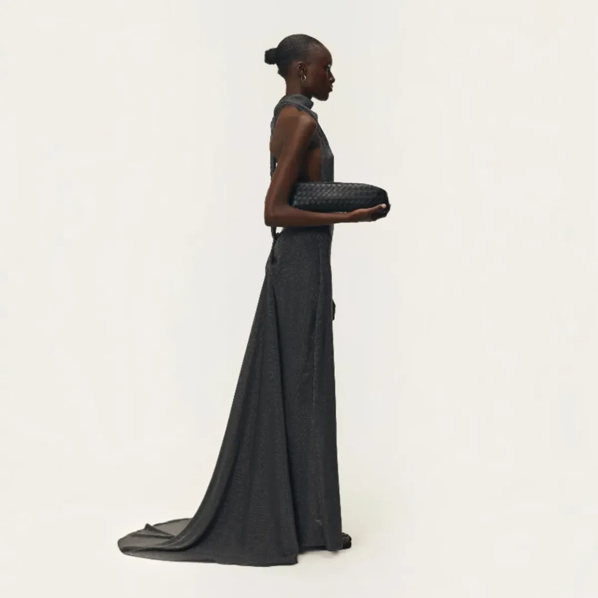 Arcina Ori Romy Dress In Chrome Size Small - Image 3