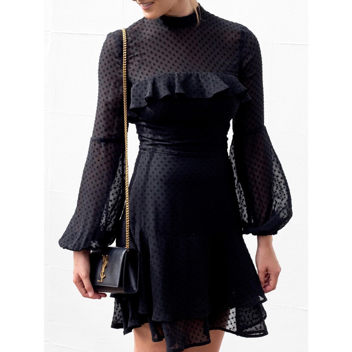 Rodeo Show Sibi Mini Dress Black Size 6 for rent on The Volte - main image