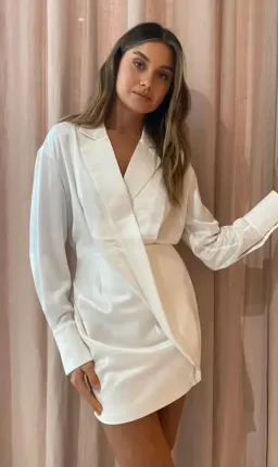 Acler Woodbine Notch Collar Mini Dress for rent on The Volte - image 2