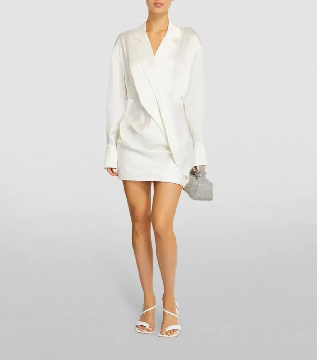 Acler Woodbine Notch Collar Mini Dress for rent on The Volte - main image