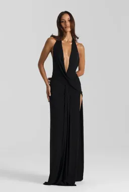 Natalie Rolt Winona Gown Black Size 8 for rent on The Volte - image 1
