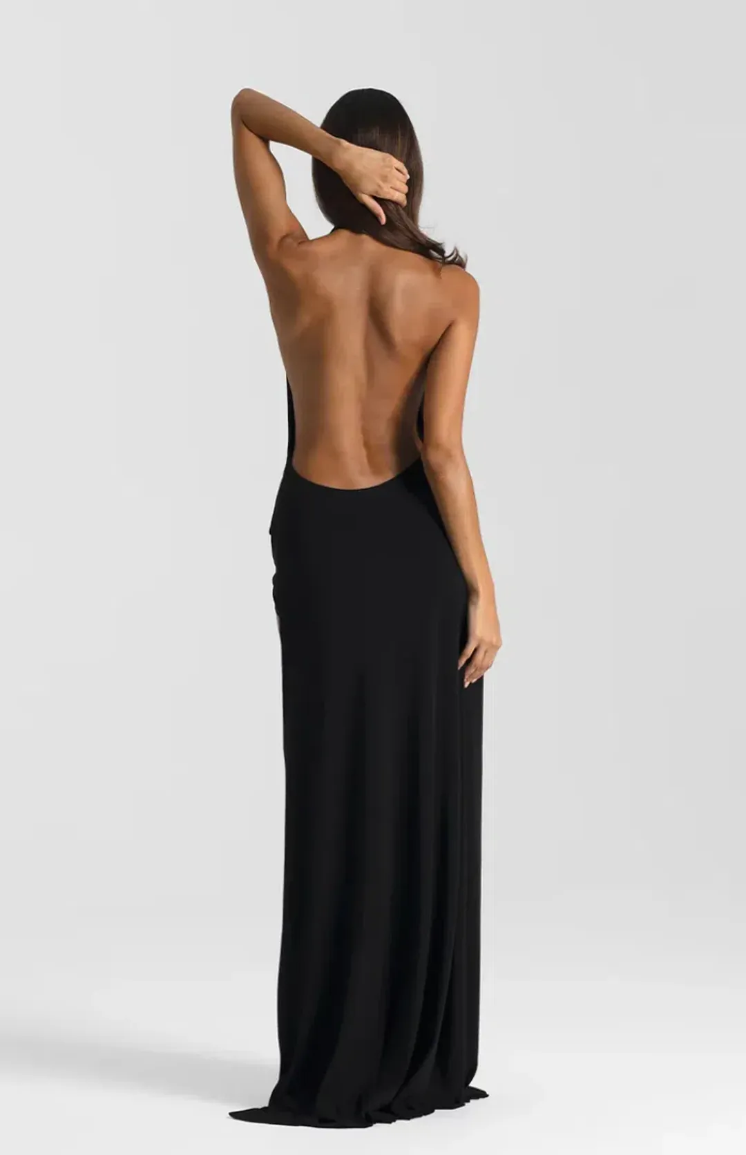 Natalie Rolt Winona Gown Black Size 8 for rent on The Volte - main image