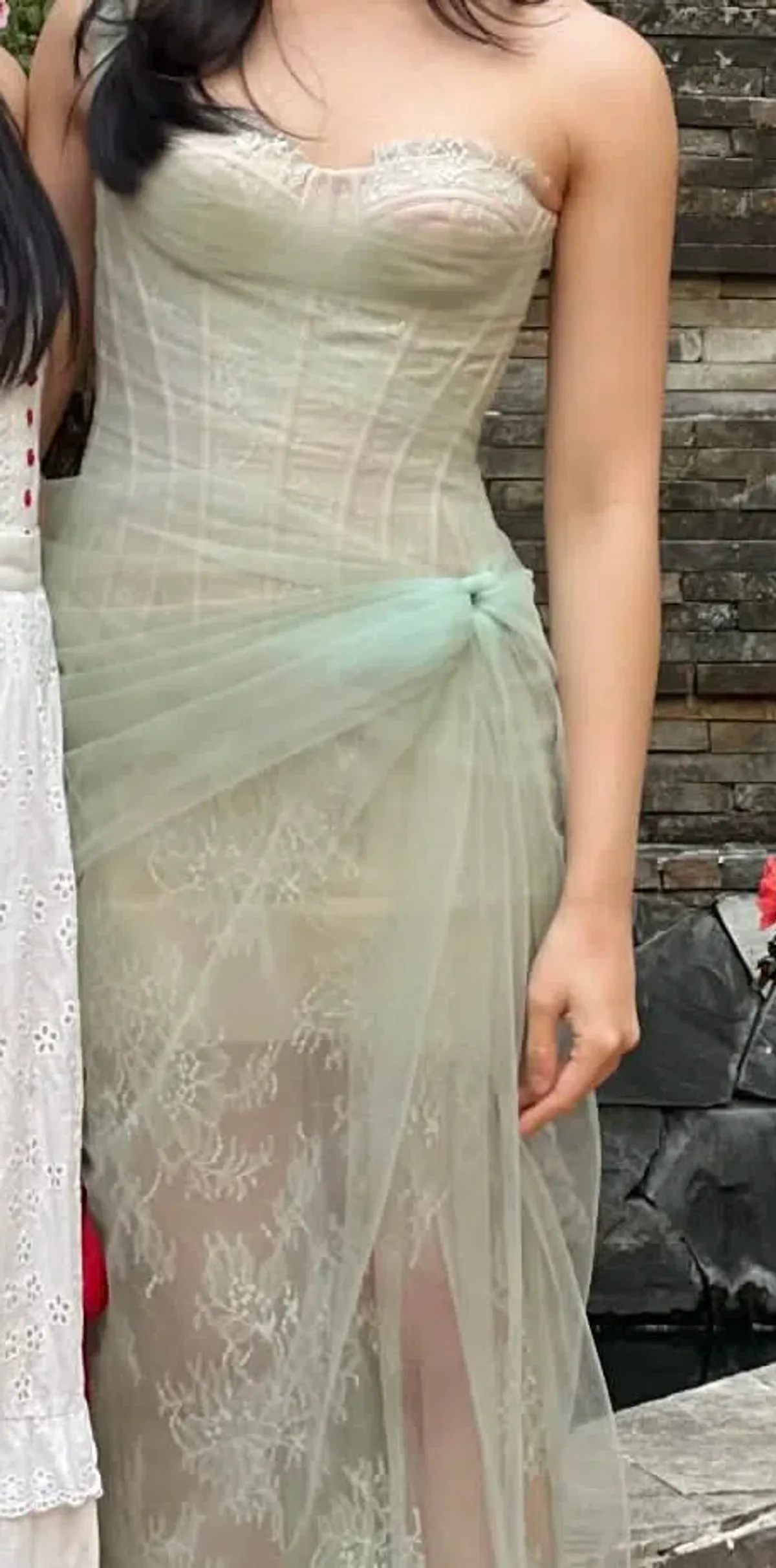 Montsand Mara Dress in Green - Image 3