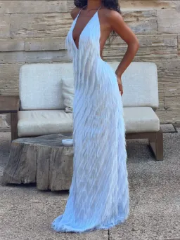 Jasook Noa Gown - Powder Blue for rent on The Volte - image 5