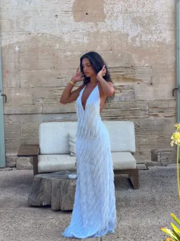 Jasook Noa Gown - Powder Blue for rent on The Volte - image 4