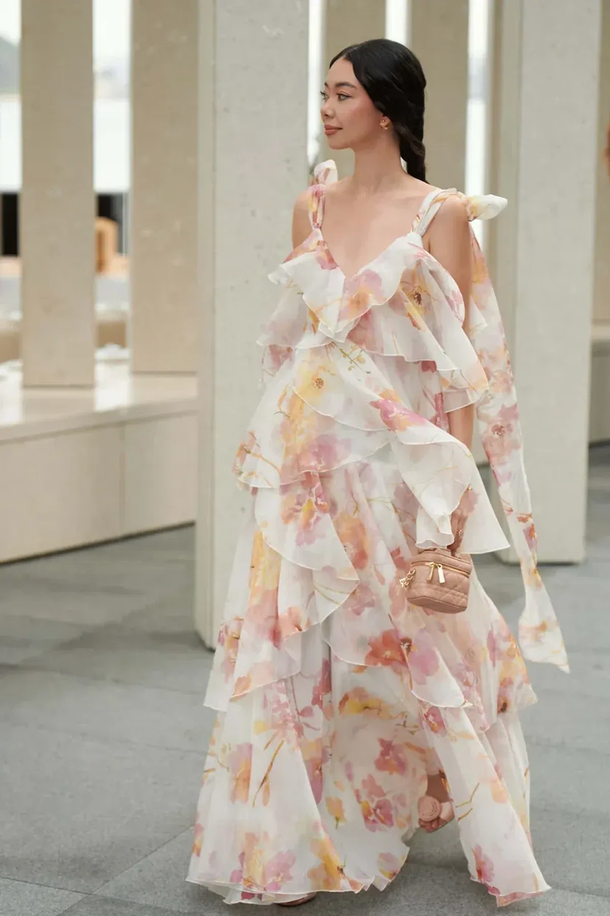 BRAND NEW 🌸Aje Gracie Tiered Maxi Dress in Muted Rose Pink - Size 12 AU Gown🌸 - Image 12
