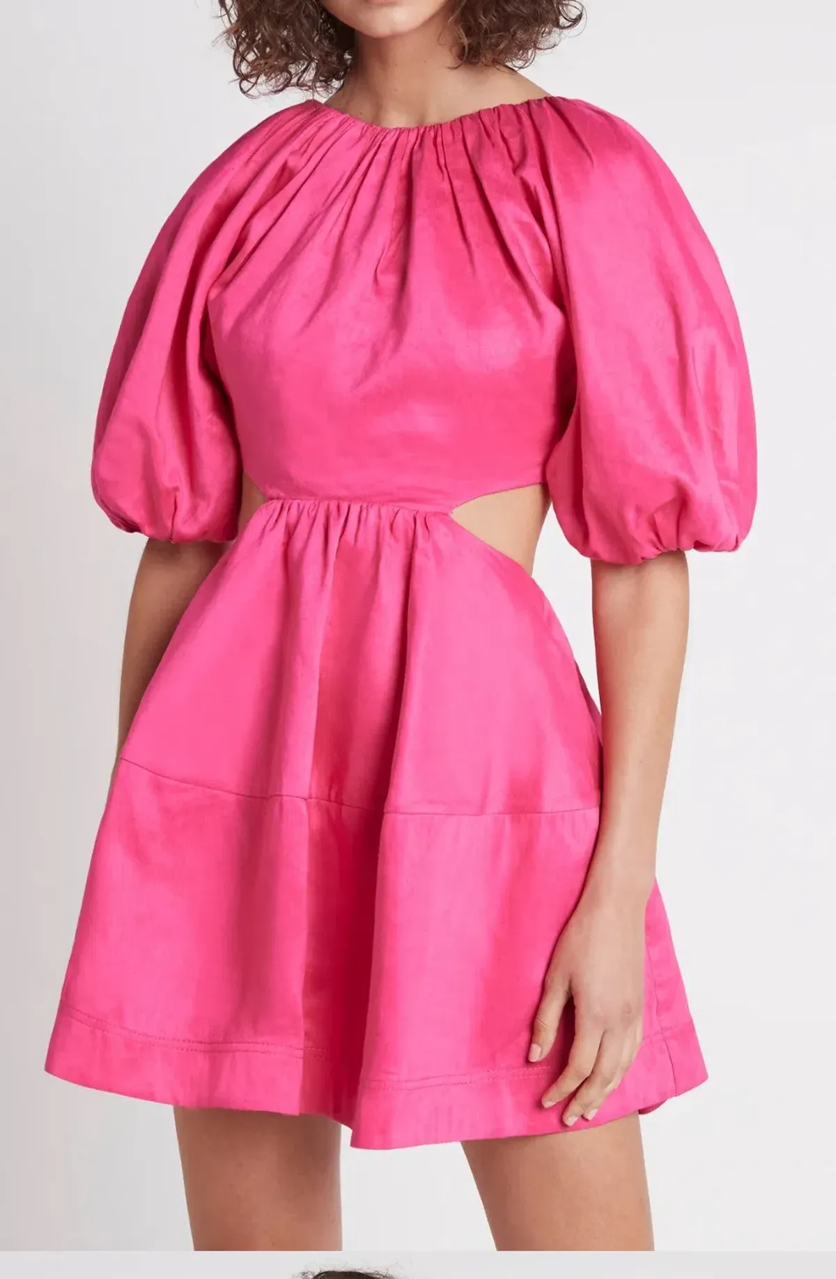 Aje Admiration Lace-up Minidress Size 8 - Image 1