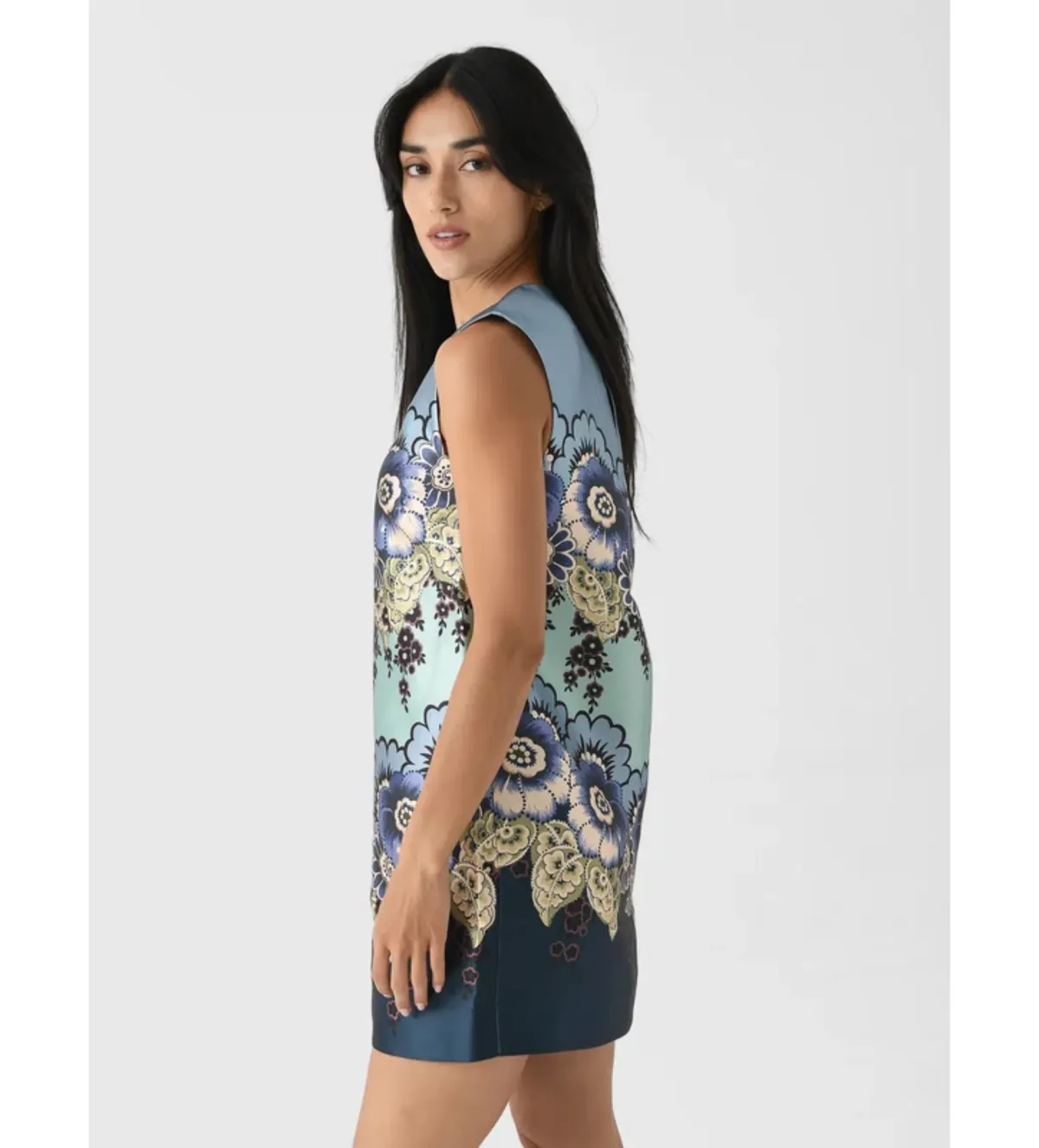 Alemais Madalena Mini Dress in Blue Size AU12 - Image 2
