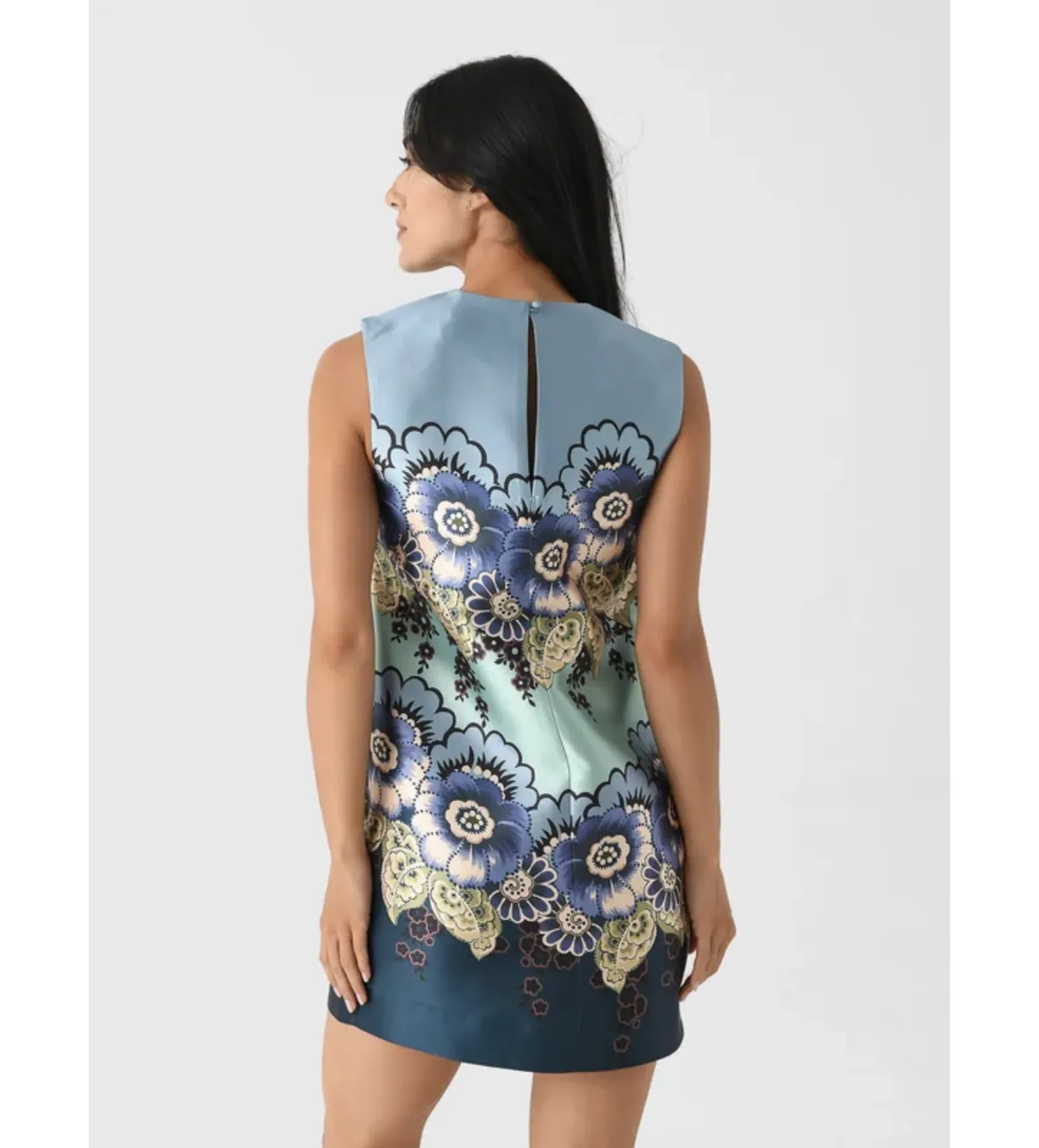Alemais Madalena Mini Dress in Blue Size AU12 - Image 3