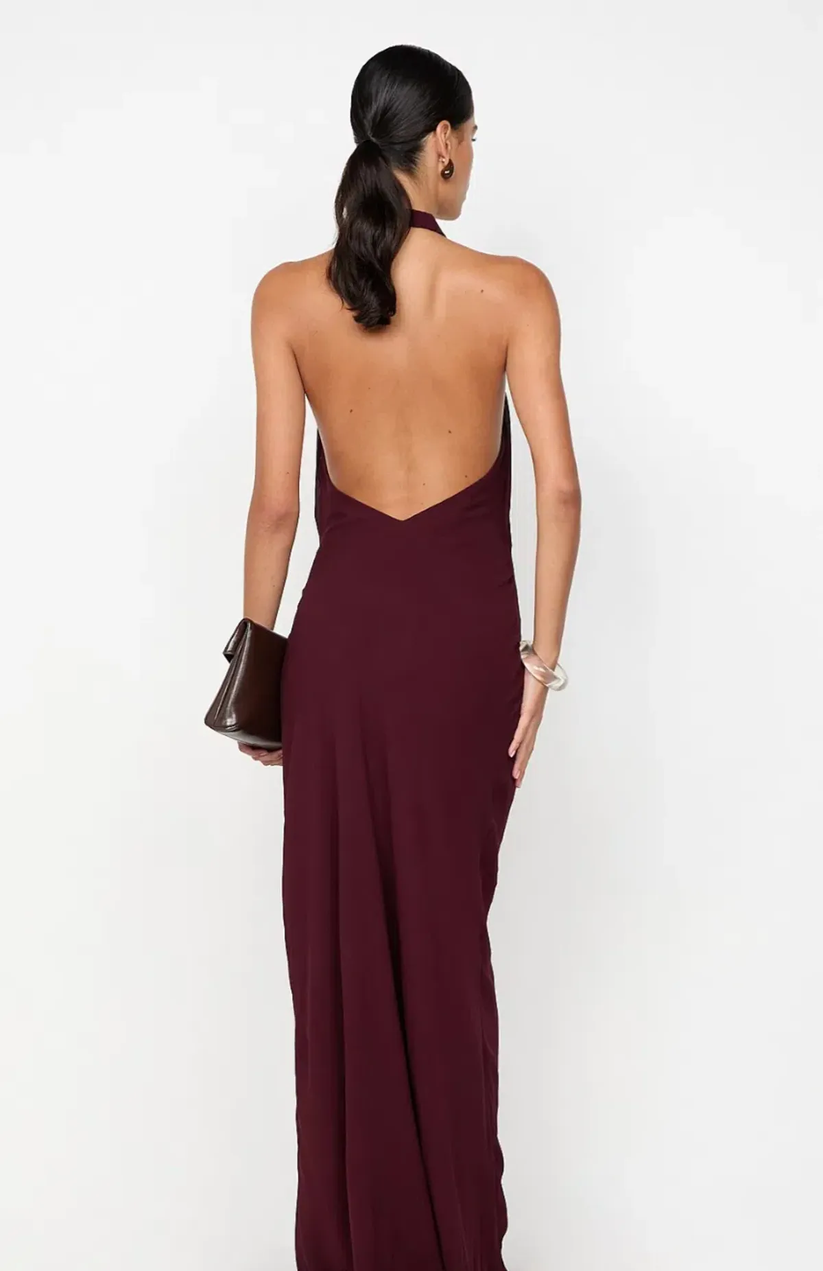 Bec + Bridge Soneva Wrap Dress Plum - Image 3