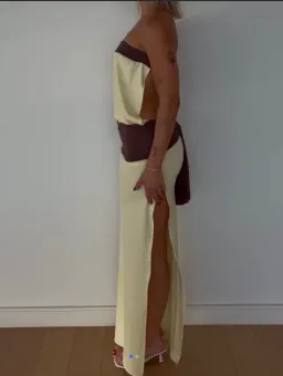 THE BOY CLUB Inka Maxi dress in Butter Size XS for rent on The Volte - image 1