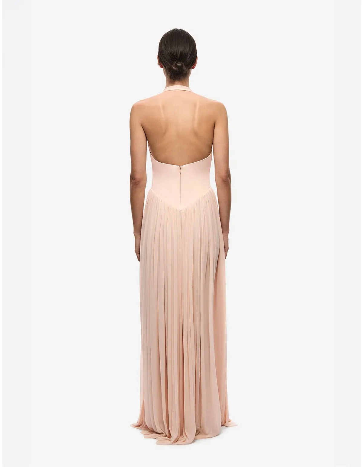 🩷 MISHA Ophelia Jersey Maxi Dress in Soft Pink - Size M / 10 AU Gown🩷 - Image 5