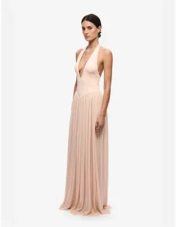 🩷 MISHA Ophelia Jersey Maxi Dress in Soft Pink - Size M / 10 AU Gown🩷 for rent on The Volte - image 7