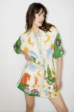 Alémais Seeker Shirt and Short Set Size 14 for rent on The Volte - image 1