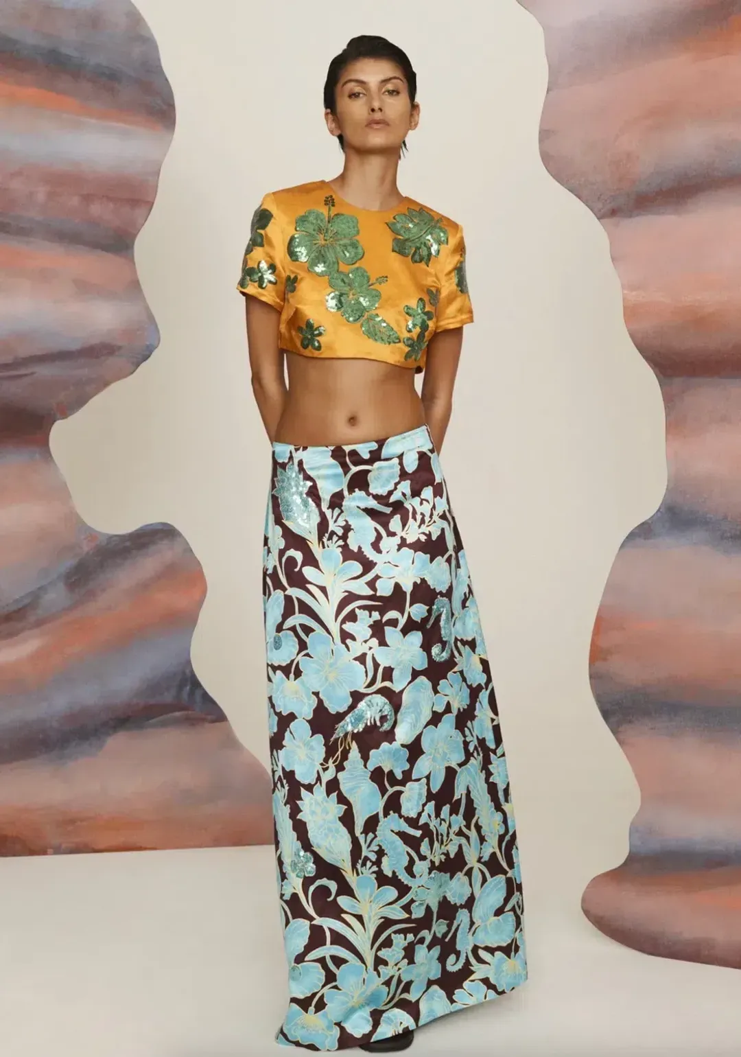 Alémais Sizzle Top and Skirt Set Size 16 for rent on The Volte - main image
