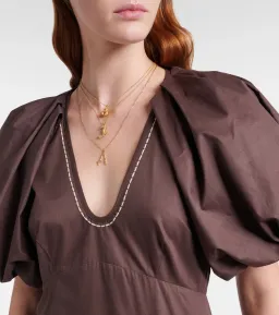 Alémais Puff-sleeve cotton maxi dress 6 for rent on The Volte - image 4