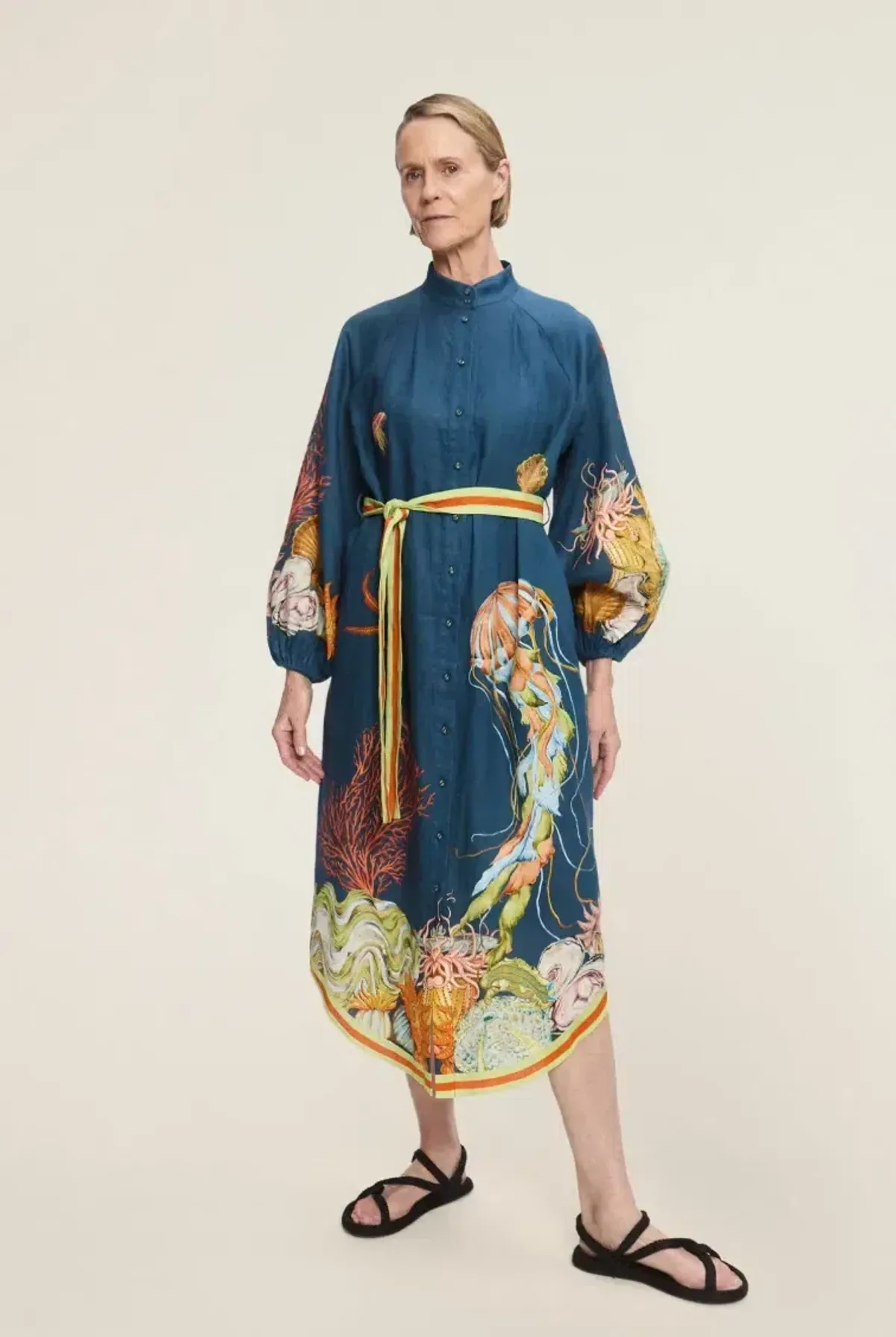 Alémais Dorian Shirtdress Size 10 for rent on The Volte - main image