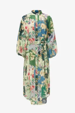 Alémais Loretta Patchwork Shirtdress Size 14 for rent on The Volte - image 1
