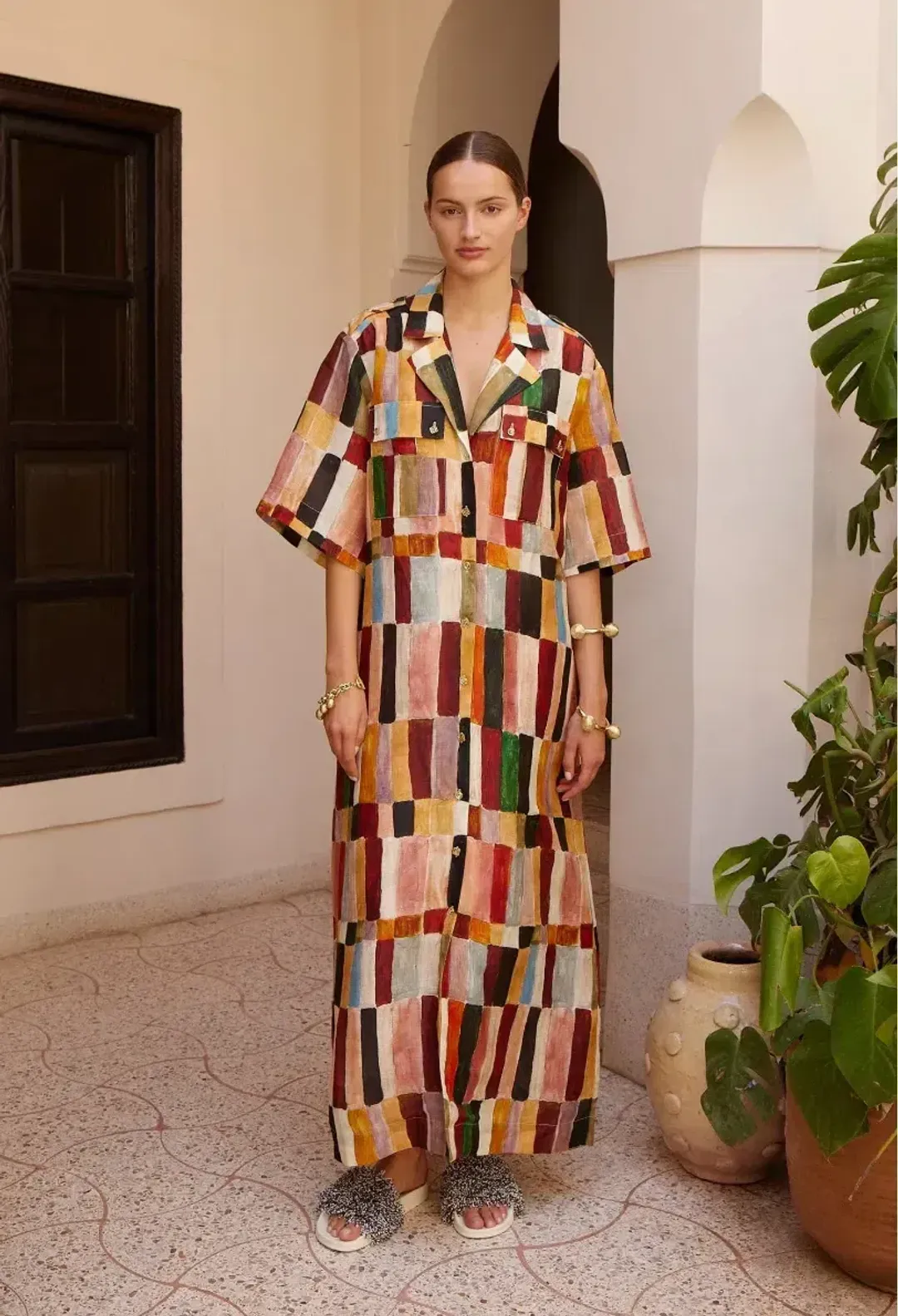 Alémais Marjorelle Shirtdress Size 14 for rent on The Volte - main image