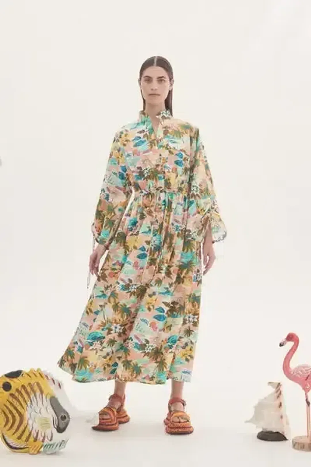 Alémais Mermaid Point Shirtdress Size 10 for rent on The Volte - main image