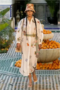 Alémais Mina Embroidered Shirtdress Size 14 for rent on The Volte - image 1